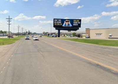 Gateway to the Midwest Billboard driving Northwest on the Stripe in Mandan